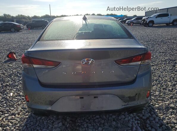 5NPE34AF8KH770475 2019 HYUNDAI SONATA Gray Вид ззаду