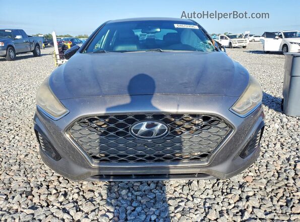 5NPE34AF8KH770475 2019 HYUNDAI SONATA Gray Вид спереду
