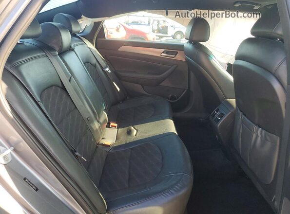 5NPE34AF8KH770475 2019 HYUNDAI SONATA Gray Вид задніх сидінь