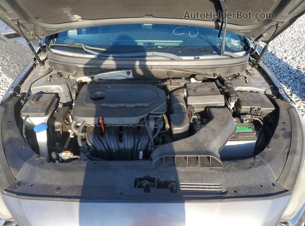 5NPE34AF8KH770475 2019 HYUNDAI SONATA Gray Вид задньої частини салону