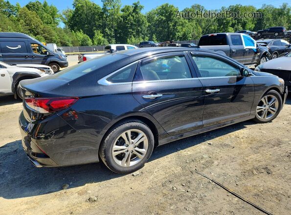5NPE34AF8KH778947 2019 HYUNDAI SONATA Black Задня права чверть