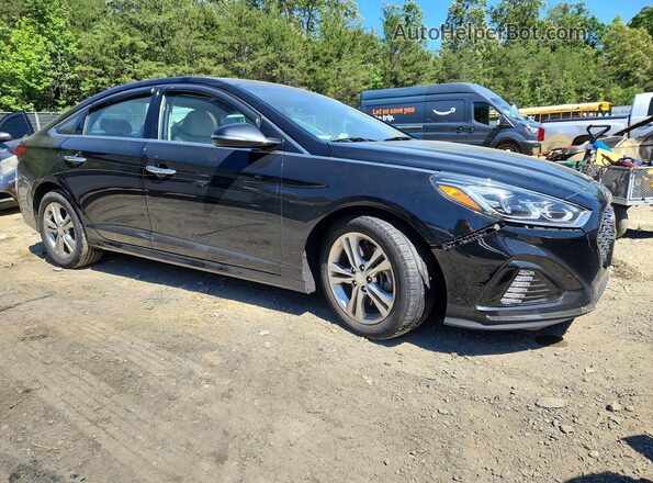 5NPE34AF8KH778947 2019 HYUNDAI SONATA Black Передня права чверть