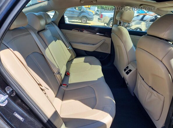 5NPE34AF8KH778947 2019 HYUNDAI SONATA Black Вид задніх сидінь