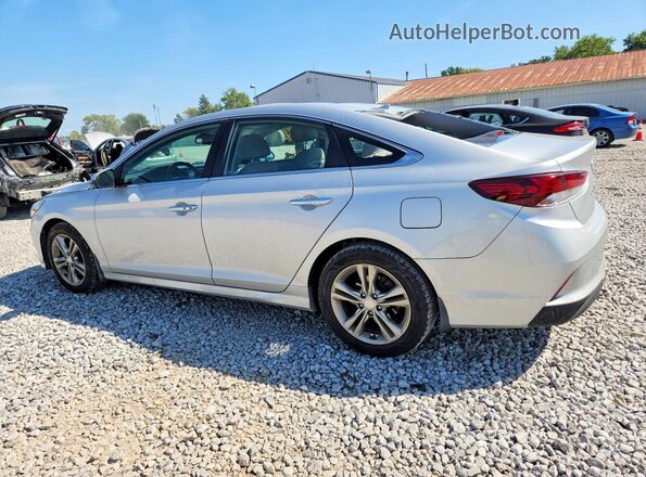 5NPE34AF8KH800848 2019 HYUNDAI SONATA Silver Հետևի ձախ