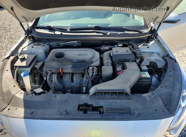 5NPE34AF8KH800848 2019 HYUNDAI SONATA Silver Սալոնի հետևի տեսք