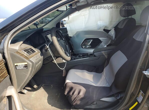 5NPE34AF9GH354863 2016 HYUNDAI SONATA Black Սալոնի դիմացի տեսք
