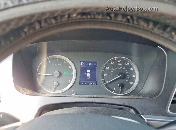 5NPE34AF9GH354863 2016 HYUNDAI SONATA Black Սարքավորումների վահանակի տեսք