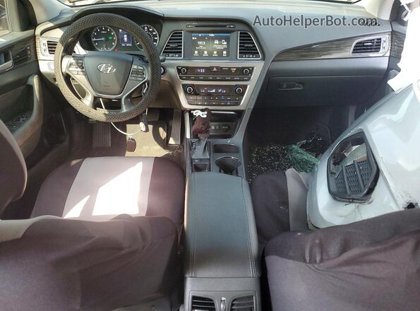 5NPE34AF9GH354863 2016 HYUNDAI SONATA Black Առջևի վահանակի տեսք