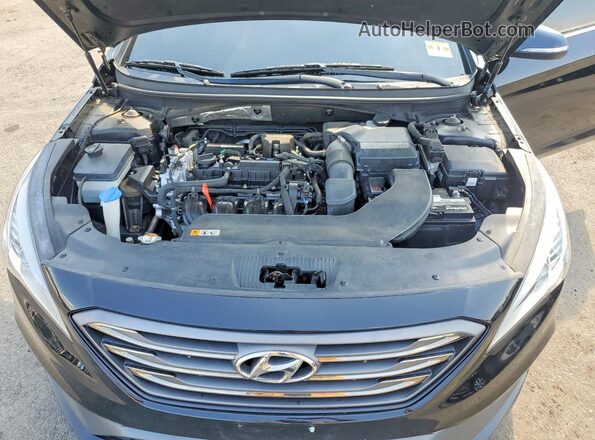 5NPE34AF9GH354863 2016 HYUNDAI SONATA Black Սալոնի հետևի տեսք