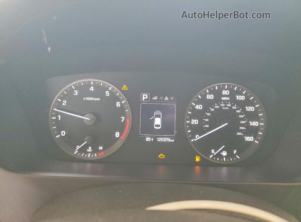 5NPE34AF9GH380489 2016 HYUNDAI SONATA Серебряный Вид щитка приборов