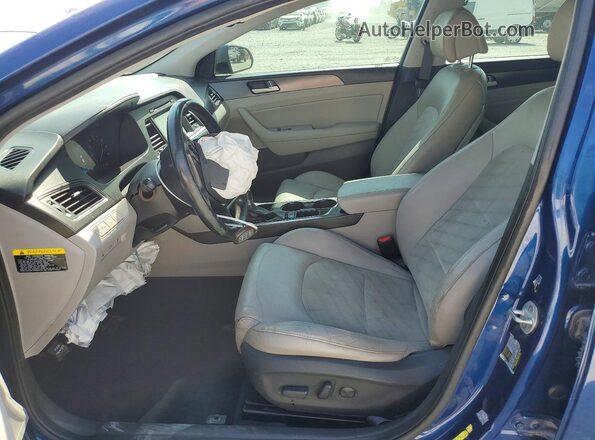 5NPE34AF9HH438618 2017 HYUNDAI SONATA Blue Vista interior delantera