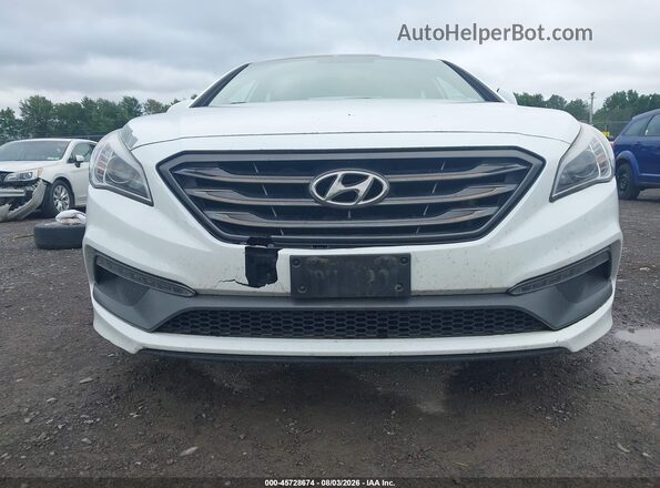 5NPE34AF9HH465074 2017 HYUNDAI SONATA White Vista frontal