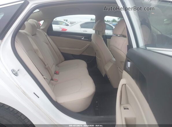 5NPE34AF9HH465074 2017 HYUNDAI SONATA White Vista de la etiqueta del VIN