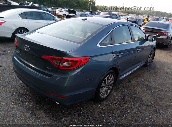 5NPE34AF9HH473465 2017 HYUNDAI SONATA Blue Rear right