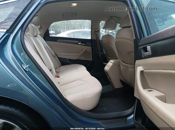 5NPE34AF9HH473465 2017 HYUNDAI SONATA Blue VIN sticker view