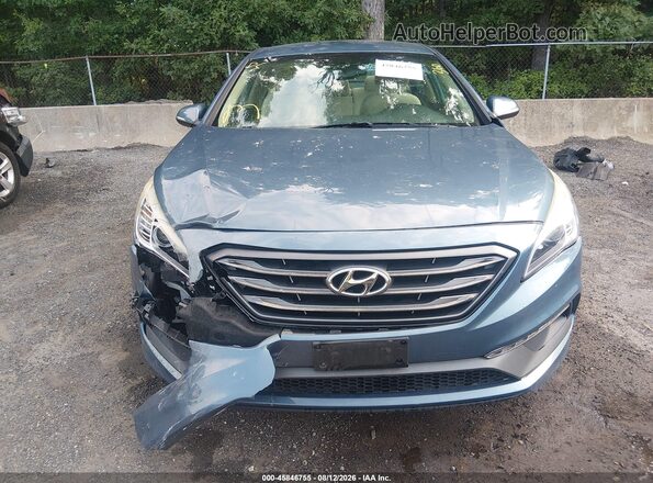 5NPE34AF9HH473465 2017 HYUNDAI SONATA Blue Instrument cluster view