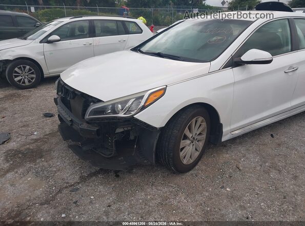 5NPE34AF9HH506576 2017 HYUNDAI SONATA White Vista frontal