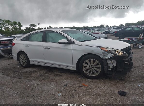 5NPE34AF9HH506576 2017 HYUNDAI SONATA White Vista interior trasera