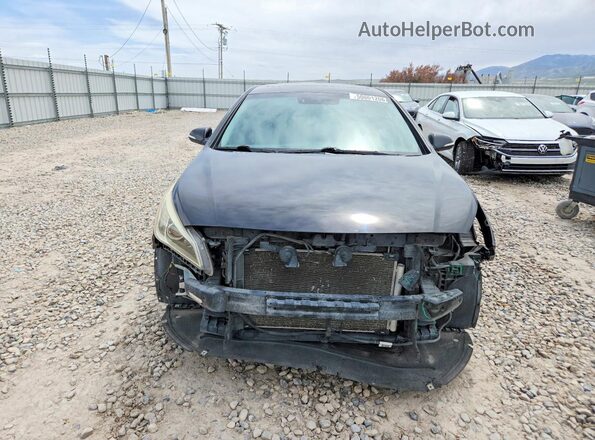 5NPE34AF9HH510644 2017 HYUNDAI SONATA Black Front view