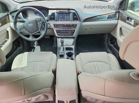 5NPE34AF9HH510644 2017 HYUNDAI SONATA Black Dashboard view