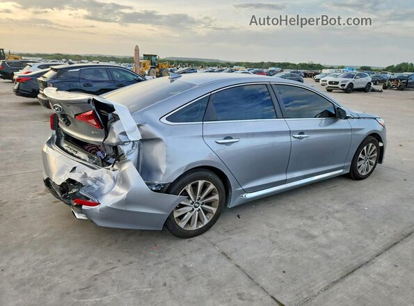 5NPE34AF9HH527248 2017 HYUNDAI SONATA Silver Задня права чверть