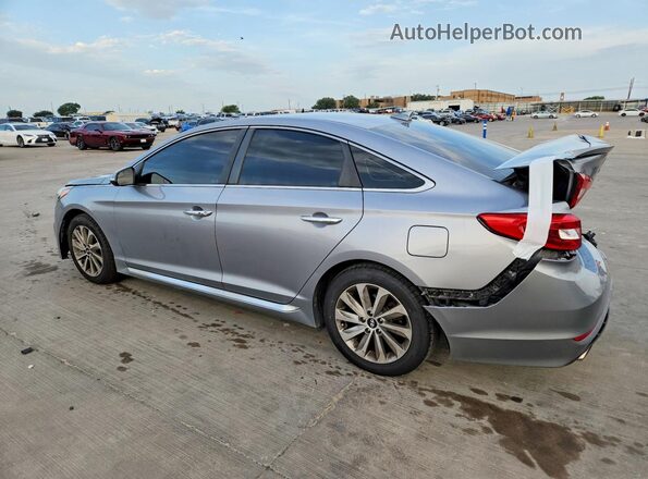 5NPE34AF9HH527248 2017 HYUNDAI SONATA Silver Задня ліва чверть