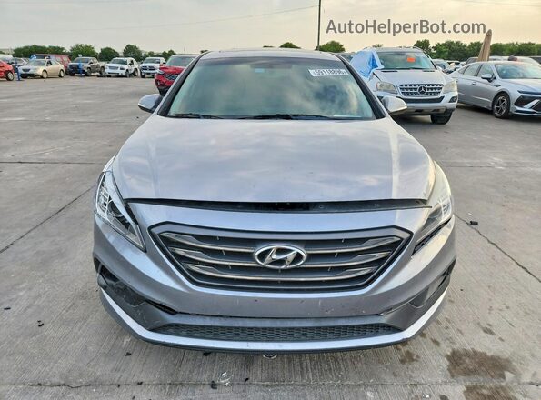 5NPE34AF9HH527248 2017 HYUNDAI SONATA Silver Вид спереду