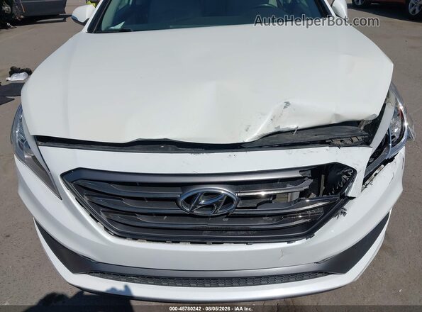 5NPE34AF9HH528710 2017 HYUNDAI SONATA White Դիմացի տեսք