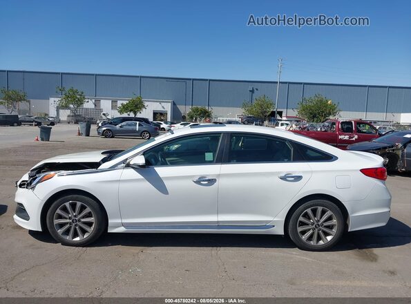 5NPE34AF9HH528710 2017 HYUNDAI SONATA White Սալոնի 360 աստիճան տեսք