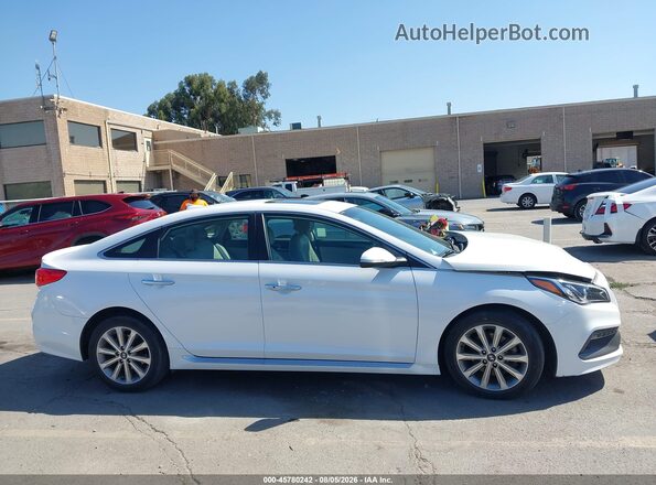 5NPE34AF9HH528710 2017 HYUNDAI SONATA White Սալոնի հետևի տեսք