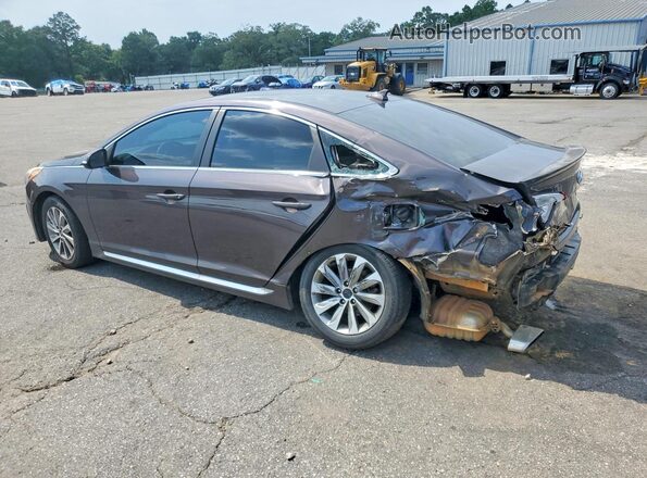 5NPE34AF9HH540971 2017 HYUNDAI SONATA Gray Rear left