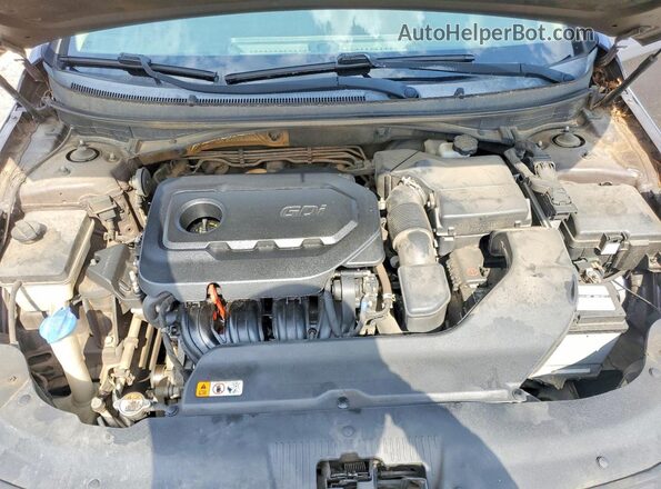 5NPE34AF9HH540971 2017 HYUNDAI SONATA Gray Rear interior view