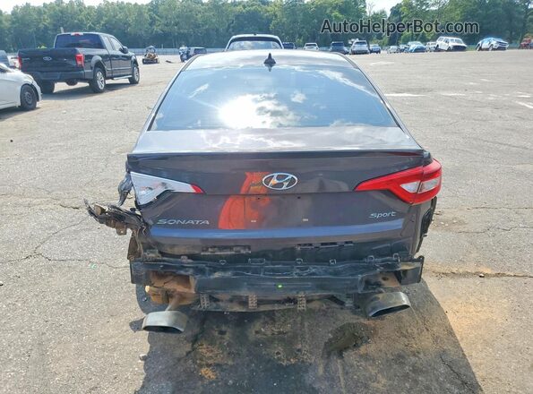 5NPE34AF9HH540971 2017 HYUNDAI SONATA Gray Rear view