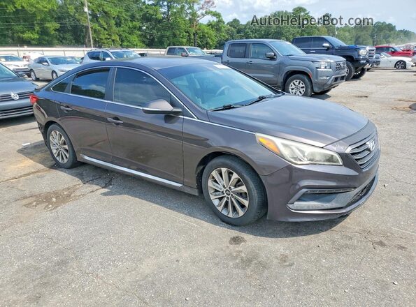 5NPE34AF9HH540971 2017 HYUNDAI SONATA Gray Front right