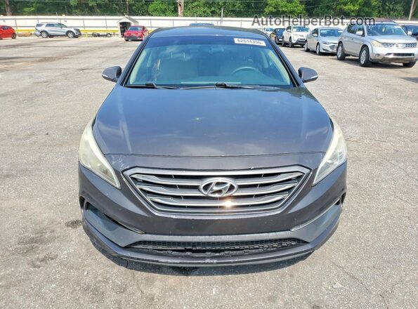 5NPE34AF9HH540971 2017 HYUNDAI SONATA Gray Front view