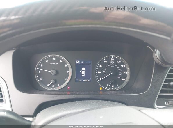 5NPE34AF9HH553106 2017 HYUNDAI SONATA Silver Rear seats view