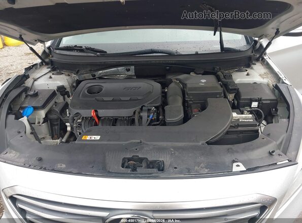 5NPE34AF9HH553106 2017 HYUNDAI SONATA Silver Rear view