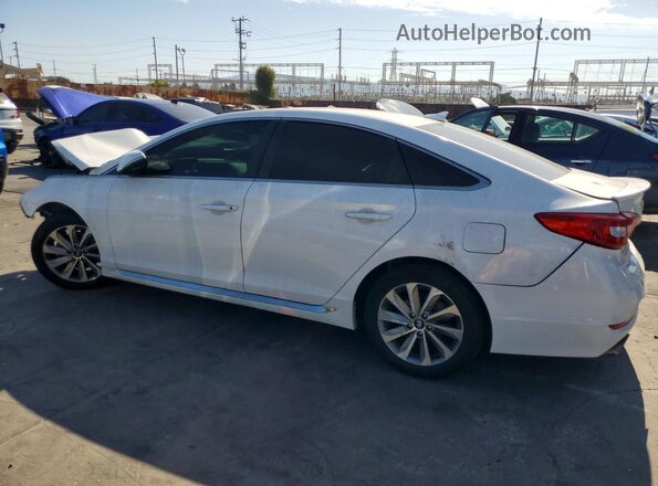 5NPE34AF9HH554224 2017 HYUNDAI SONATA White Tył lewy