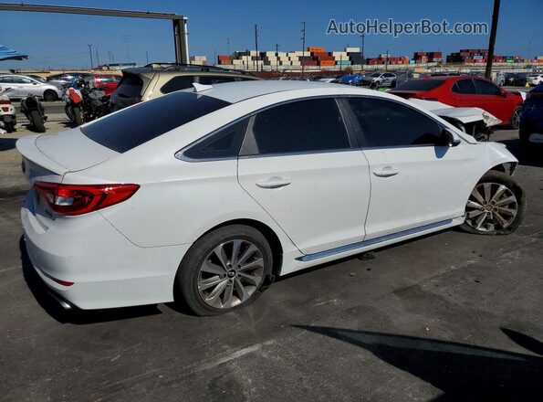 5NPE34AF9HH554224 2017 HYUNDAI SONATA White Tył prawy