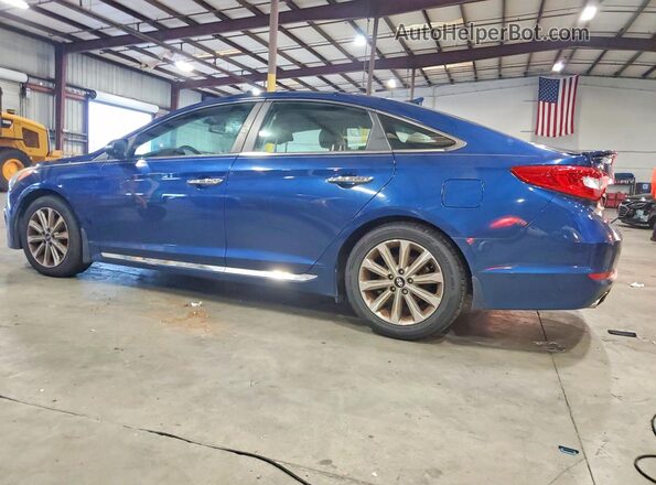 5NPE34AF9HH583917 2017 HYUNDAI SONATA Blue Tył lewy