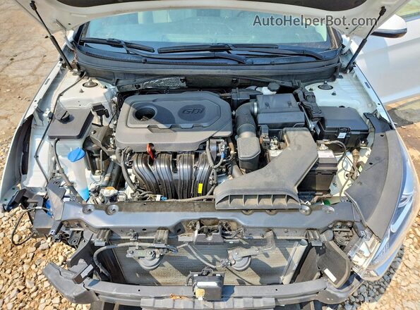 5NPE34AF9JH603167 2018 HYUNDAI SONATA White Rear interior view