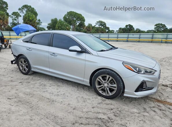 5NPE34AF9JH605792 2018 HYUNDAI SONATA Silver Przód prawy