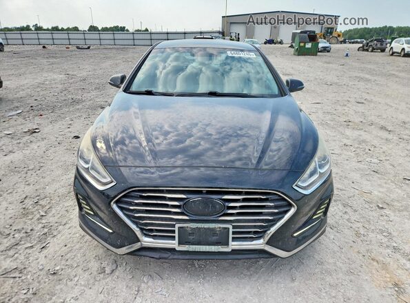 5NPE34AF9JH624844 2018 HYUNDAI SONATA Black Widok z przodu