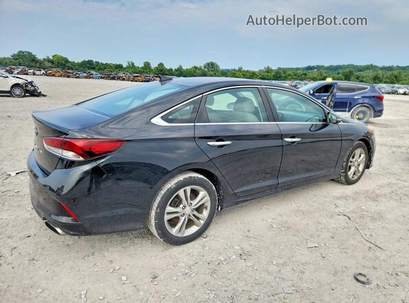 5NPE34AF9JH624844 2018 HYUNDAI SONATA Black Tył prawy