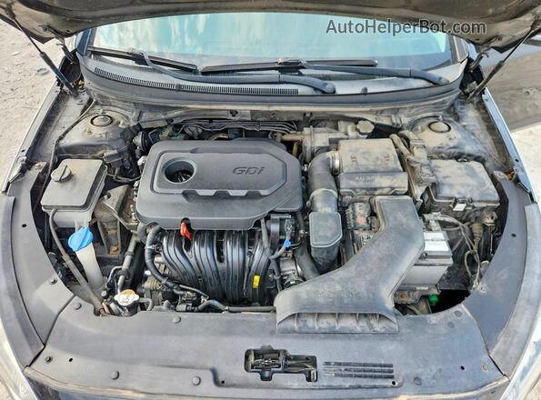 5NPE34AF9JH624844 2018 HYUNDAI SONATA Black Widok wnętrza z tyłu