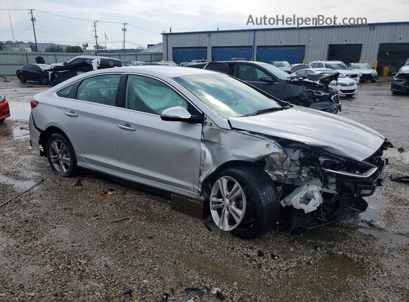 5NPE34AF9JH632667 2018 HYUNDAI SONATA Silver Przód prawy