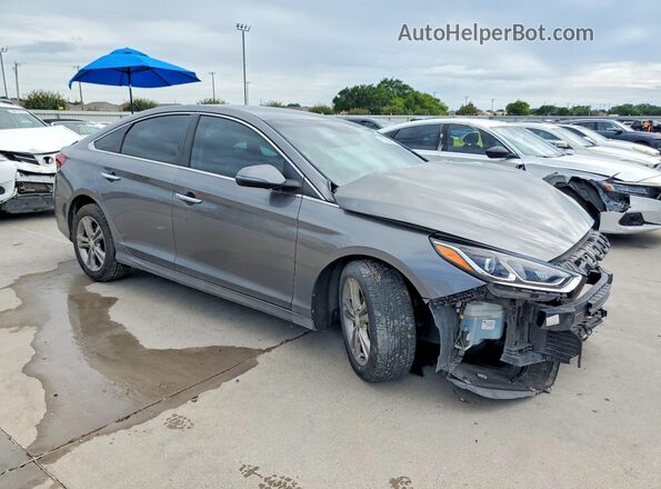 5NPE34AF9JH640235 2018 HYUNDAI SONATA Серебряный Передняя правая четверть