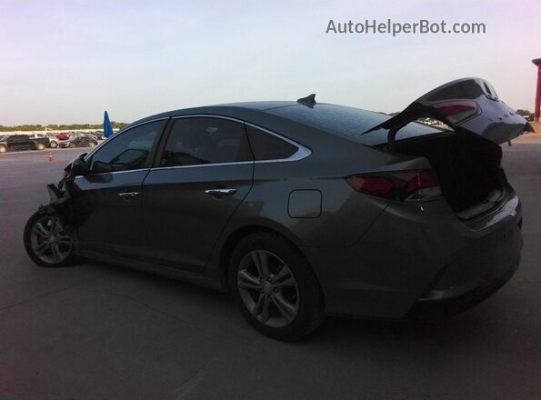 5NPE34AF9JH640235 2018 HYUNDAI SONATA Серебряный Задняя левая четверть