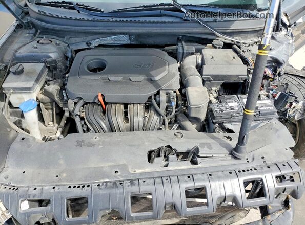 5NPE34AF9JH640235 2018 HYUNDAI SONATA Серебряный Вид задней части салона