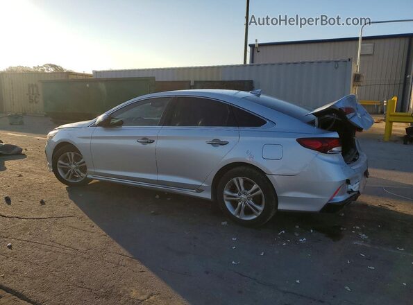 5NPE34AF9JH683165 2018 HYUNDAI SONATA Silver Trasero izquierdo